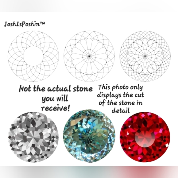 6.79 CT. T.W. portuguese cut green-blue diamond pendant necklace in 925 silver - Picture 15 of 17